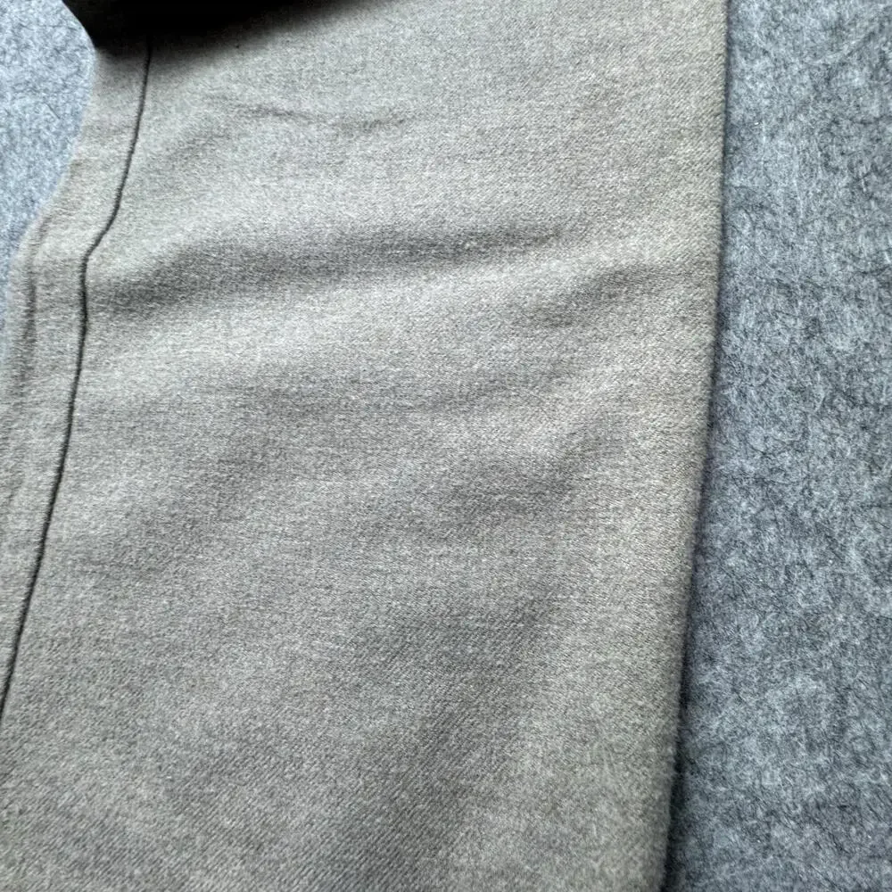 Kirkland Signature Khaki Wool Blend Mens 34x32 Beige Brushed 5 Pocket Casual